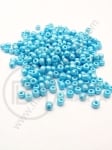 Perlă albastră în sticlă 3mm 50g 333050