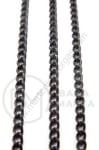 Lanț metalic 3x2x0.6mm negru 1 metru 301876