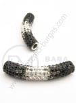 Mărgele cu cristale 47x9mm clasa A gaură 4mm 1 buc 335182