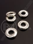 Mărgele metallice 15x3.5mm color argintie 5 buc 308339