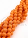 Șir de mărgele de sticlă 12mm portocaliu ~70 buc 1 buc 343313