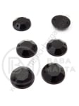 Piatră acrilică 16mm neagră pentru cusut 1 pachet 25 buc 153117