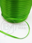 Panglică satinată verde 3mm, 20 metri, 451616