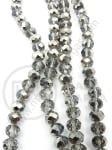 Șir de cristale 8x6mm galvanizat ~67 buc 40cm 1 buc 342416