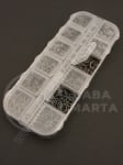 Inele 4,5,6,7,8,10x0.7mm culoare grafit ~1020 bucăți 1 bucată 301492