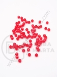 Perlă roșie 3mm 1 pachet 40g ~3800 buc 311136