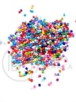 Mărgele de sticlă 2,5x2mm 40grame ~3100 bucăți 331186