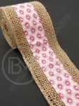 Bandă de pânză de sac cu bandă textilă width 50mm - length ~2 meters 1 rollă 462072