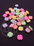 Floare 11x4mm colorată gaură 1.6mm 1 pachet 40g ~140 buc 312762