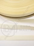 Panglică de satin 10mm ruptă șampanie 1 pachet 5 meters 451466