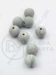Bilă de mărgele din silicon ~9mm gaură 1.5mm 1 paquet 5 buc 317019