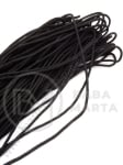 Sfoară imitație paracord negru 2,5 mm, 10 metri, 441210