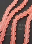 Şir de mărgele de sticlă 8mm color somon open mată 80cm ~105 buc 1 buc 343567