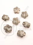 Flori de cristal 14x7.5mm Swarovski imitație gri efect AB 1 pachet 5 buc 335404