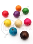 Bilă de lemn 17x18mm Mix 1 pachet 40g ~23 buc 321125