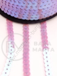 Panglică cu paiete 6mm violet curcubeu 1 metru 411066