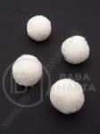 Pompom 20mm calitate alb, pachet suplimentar, 20 bucăți, 461212