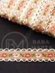 Panglică cu flori 13mm 1 pachet ~20 metri 411207