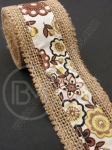 Bandă de pânză de sac cu bandă textilă width 50mm - length ~2 meters 1 rollă 462099