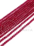 Jadeit ~ bilă fațetată de 3 mm ~ 125 buc ~ 39 cm 1 greutate 353110