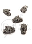 Margele leopard 15x9mm alamă cu zirconii forjate 1 bucată 305196