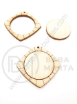 Bază pentru bijuterii 45x3mm, dimensiune ramă interioară 30mm, 1 pachet, 5 buc. 182105