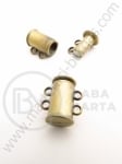 Închizătoare magnetică metalică 2 bucăți 15x13x8mm bronz deschis 1 buc 301136