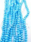 Cristal 6x5mm albastru curcubeu solid 42cm ~90 buc 1 buc 342138