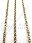 Lanț metalic 2.5x1mm culoare bronz antic 1 metru 301258