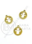 Pendant înger din OȚEL (304) 13x11x1.5mm 1 pachet 1 bucată 305904