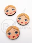 Fețe de lemn 20x3mm 1 pachet 10 buc 182384