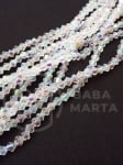 Sârmă de sticlă 3x3mm arc AB transparent ~140 bucăți ~41cm 1 bucată 343594