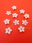 Floare 10x3.5mm gaură albă 1.5mm 1 pachet 40g ~415 buc 312528