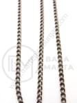 Lanț metalic 2x3x0.6mm culoare grafit 1 metru 302064