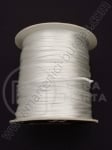 Cordon alb polyamidă lucios ~1.2mm 30 meters 441016