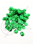 Paiete rotunde 6~7x0.5mm culoare verde 1 pachet 20g ~1700 buc 161034