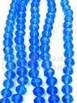 Cristal 8x6mm albastru ~70 bucăți 42cm 1 bucată 342121