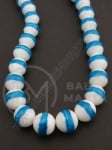 Bilă de vitola 10mm albă cu albastră 80cm ~82 buc 1 buc 343240