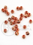 Mărgele 5x4mm alamă cu înveliș 10 bucăți 303003