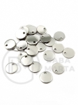 Pandantiv 8x1mm OȚEL (304) gaură 1.4mm 10 buc 303009