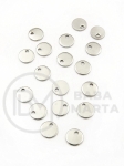 Pandantiv OȚEL(201) 6x1mm culoare argintie 20 bucăți 303020