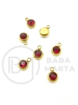 Pandantiv cu cristal OȚEL 8.5x6x3mm 4 buc 303055