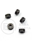 Margele 7.5x3.5mm alamă cu zirconiu 305480