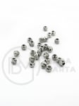 Mărgele bile color nichel 2.5x2mm alamă cu înveliș 20 buc 305922