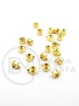 Dop auriu 3x1.9mm alamă cu înveliș 5 buc 305935