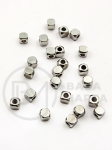 Cub fațetă 4x4mm OȚEL (304) 10 buc 305943
