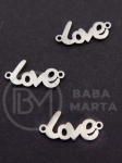 Element de conectare pentru inscripționare 16x7x1mm OȚEL (304) 3 pieces 305981
