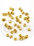 Dop cu închidere 4.5x2mm OȚEL (304) placat cu aur 10 bucăți 305983