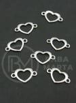 Inimă metalică 17x10mm 50 buc 306588