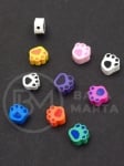 Mărgele FIMO labă 9~11x8~10x4~5mm mix 1 pachet 10 buc 312716